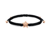 Ornate Star with Matt Rope Bracelet BR-1504-RO-GP